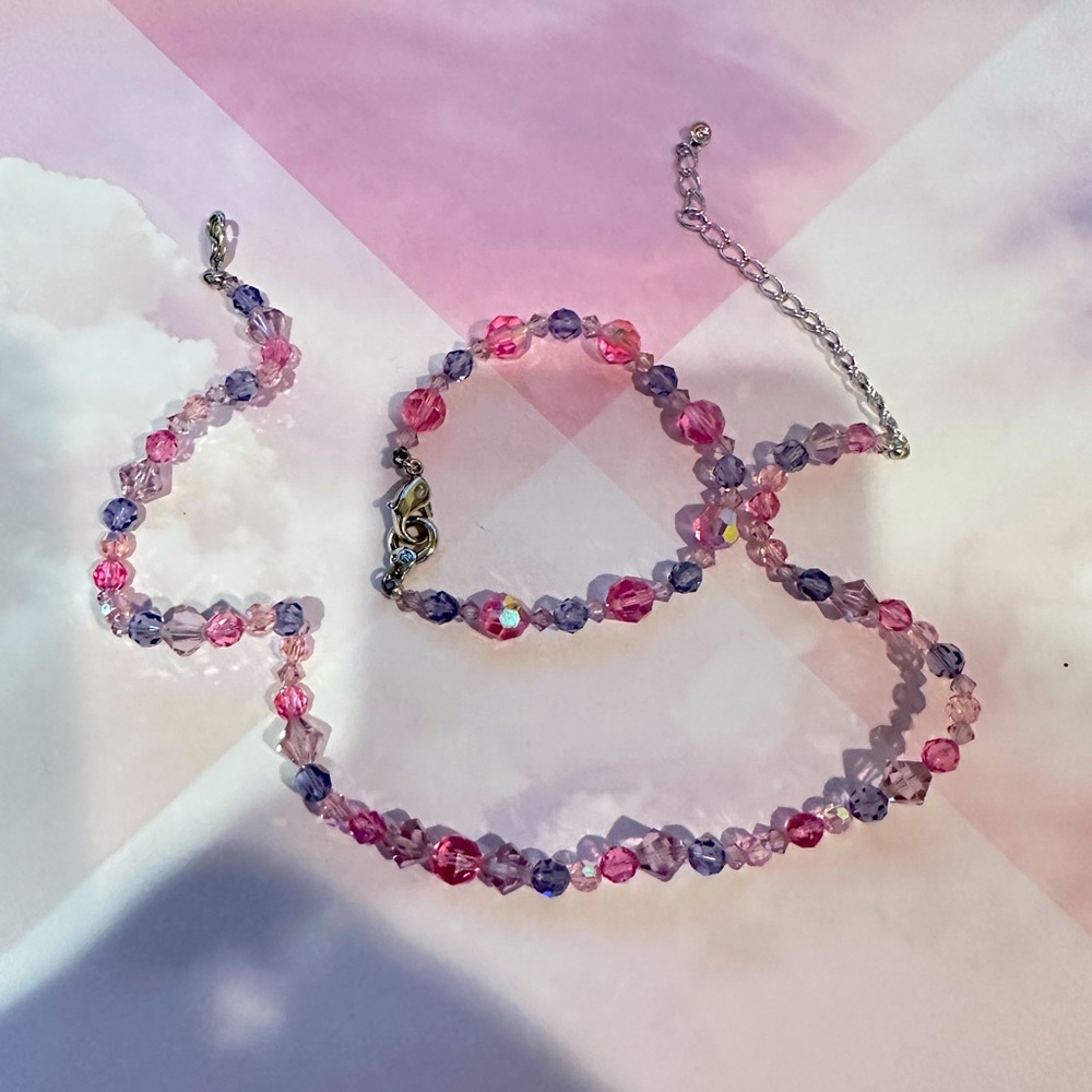 Swarovski Necklace and Bracelet